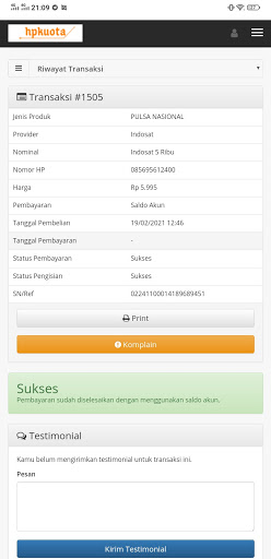 Hpkuota - Isi Pulsa dan Kuota Internet Murah