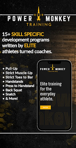 Android application Power Monkey Training screenshort