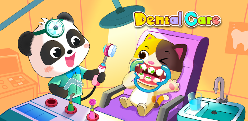 Bebê Panda: cuidado dental