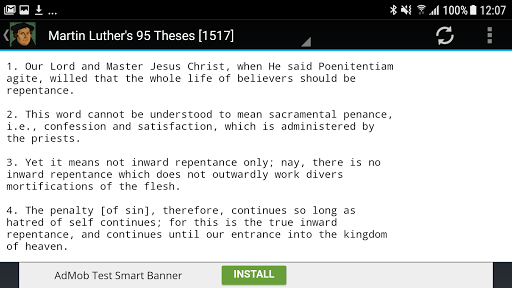 Writings of Martin Luther Screen 2