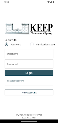 Android application Keep Insurance Services screenshort