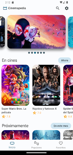 Android application Cinemapedia by MvRuiz screenshort