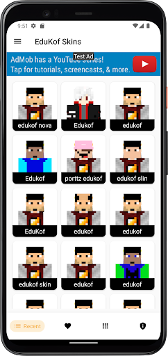 Skin do EduKof para Minecraft