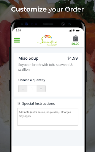 Siam Rice Thai & Sushi Screen 3