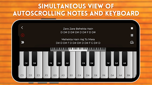 Play Piano : Piano Notes | Keyboard | Hindi Songs 6.0.8 screenshots 7