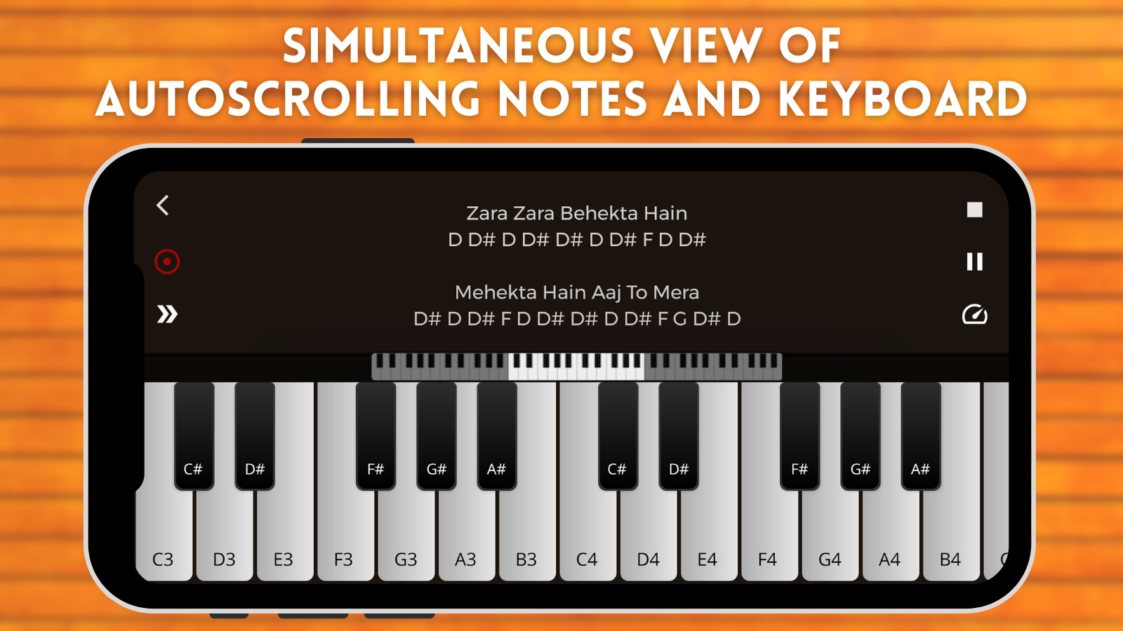 Play Piano Piano Notes Keyboard Hindi Songs 6 0 8 Apk Download Com Mtedge Pianonotes Apk Free