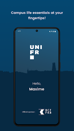 Android application UNIFR Mobile screenshort