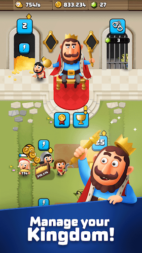 Idle King Clicker Tycoon Games  screenshots 1