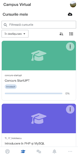 Campus Virtual UPT Screen 2