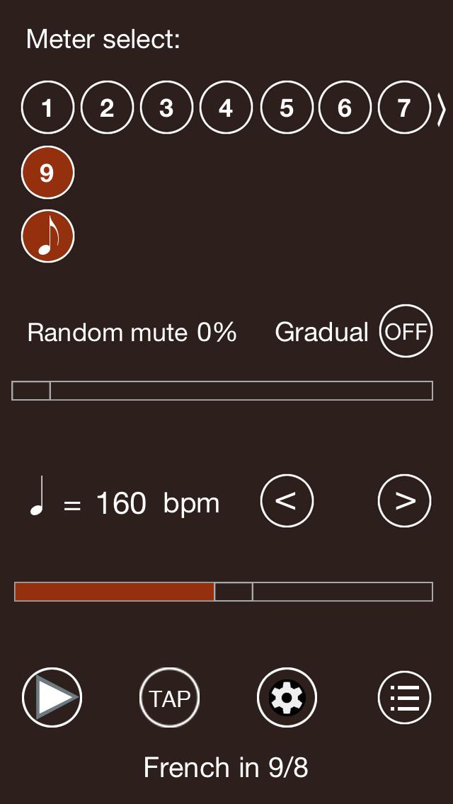 Android application Time Guru Metronome screenshort