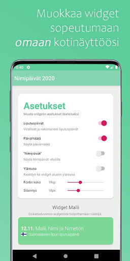Nimipäivät 2024 Screen 2