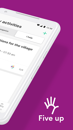 Five up – Connect your help Screen 2