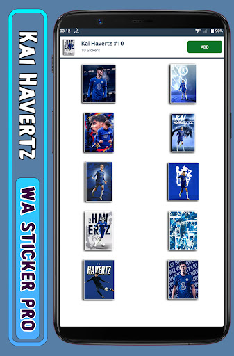 Kai Havertz - WA Sticker Pro Screen 2