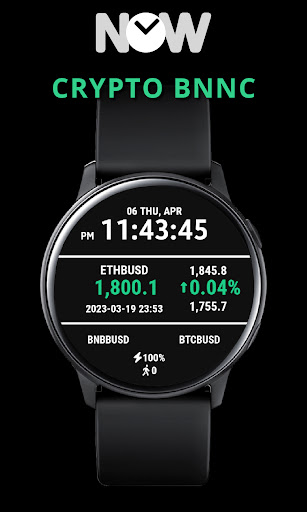 Android application NOW1: Crypto BNNC Watch Face screenshort