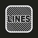 Lines Square - Paquet d'icones blancs