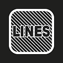 Lines Square - Paquet d'icones blancs