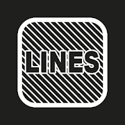 Lines Square - Paquete de iconos blancos