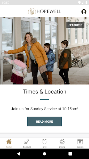 Android application Hopewell Telford screenshort