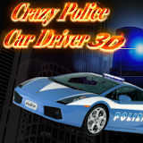 Crazy Police Car Driver 3D icon
