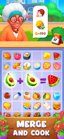 Game screenshot Merge & Cook: restaurant chef mod apk