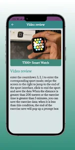 T500+ Smart Watch help