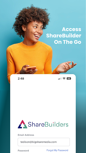 Android application ShareBuilder screenshort