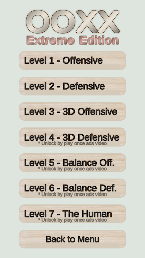 Tic Tac Toe 3D: OOXX Extreme Screen 3