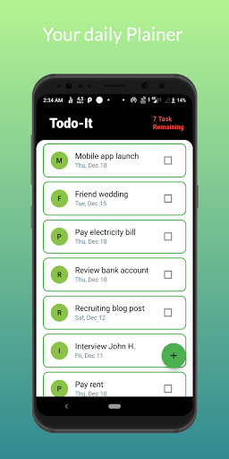 Android application Todo-it screenshort