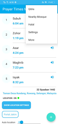 Waktu Solat Malaysia - JAKIM M Screen 3
