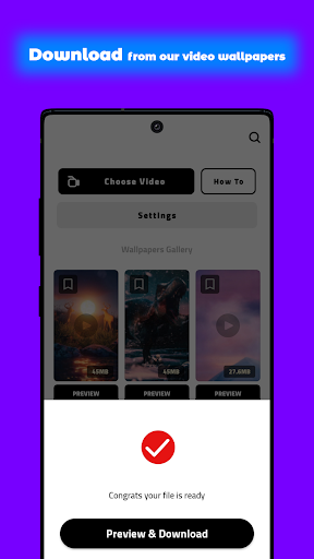 Vids : Video Wallpaper Maker Screen 3
