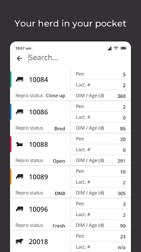 Android application animal by milc group screenshort
