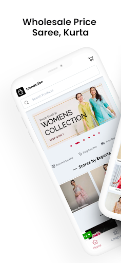 Android application Trend Tribe Fashion Shopping screenshort