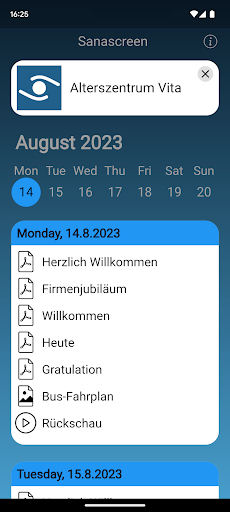 Android application Sanascreen screenshort