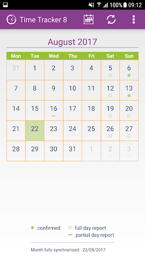IFS Time Tracker 8 Screen 2