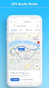 GPS Route Finder Maps Navigate  screenshots 1