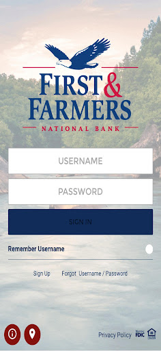 Android application First & Farmers National Bank screenshort