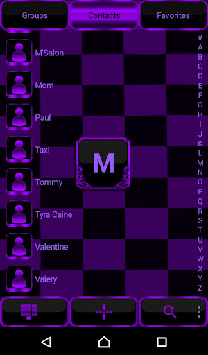 Purple Chess Crown Dialer them Screen 3