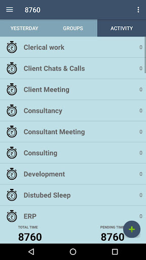 Control 8760 hours to Control Screen 3