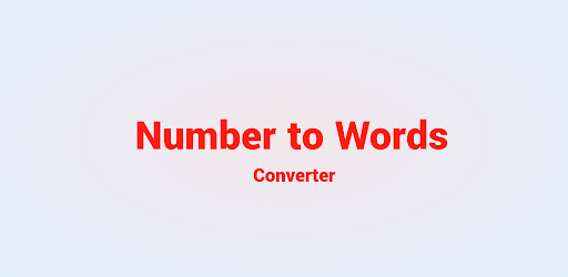 Number to Words offline