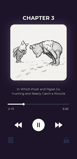 Android application Winnie's Audiobook screenshort