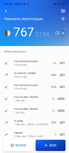 SofizPay Screen 2