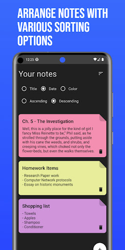 Notes Screen 3