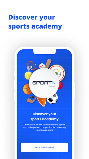 Android application SportX Business screenshort