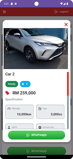 ZCAR Screen 2