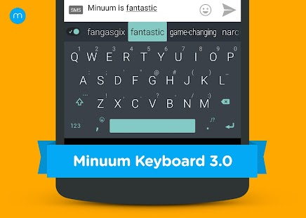 Minuum Keyboard + Smart Emoji Captura de tela