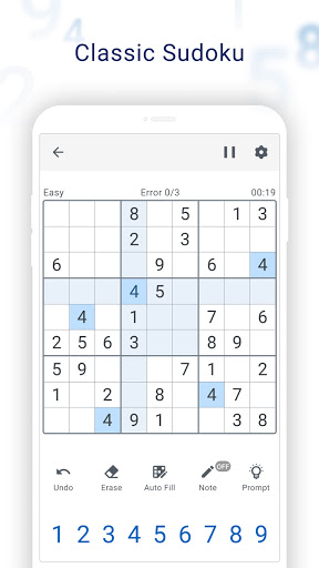 Sudoku - Free Classic brain puzzle, Number game Mod + Apk(Unlimited Money/Cash) screenshots 1