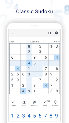 Sudoku-Classic Number puzzle  screenshots 1