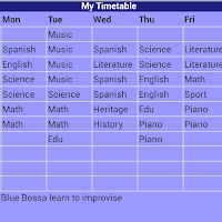 School Timetable