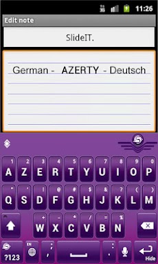 SlideIT German AZERTY Packのおすすめ画像2