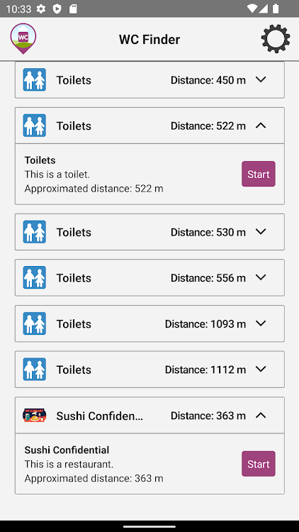 Toilet Finder - 1.0.4 - (Android)